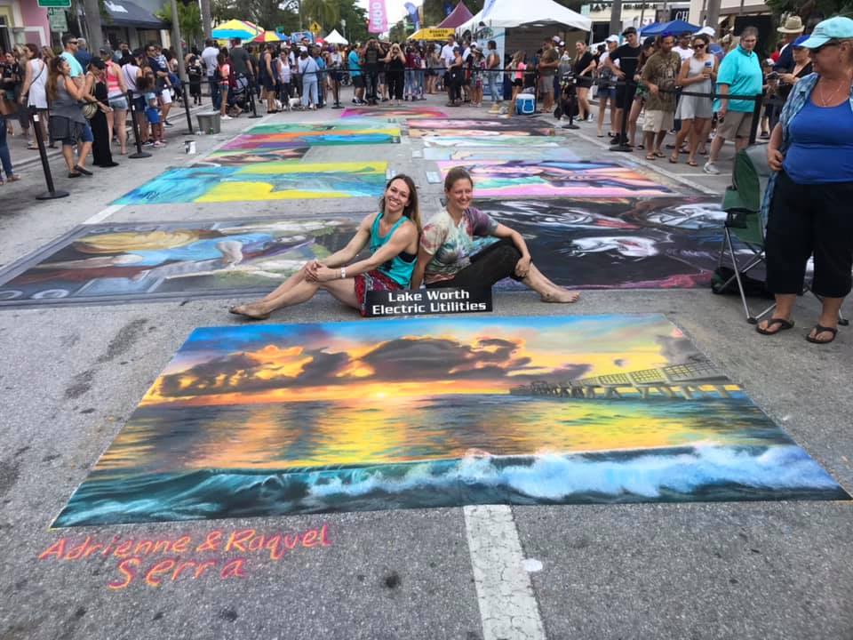 Lake Worth Sidewalk Chalk Festival 2024 Jena Robbin